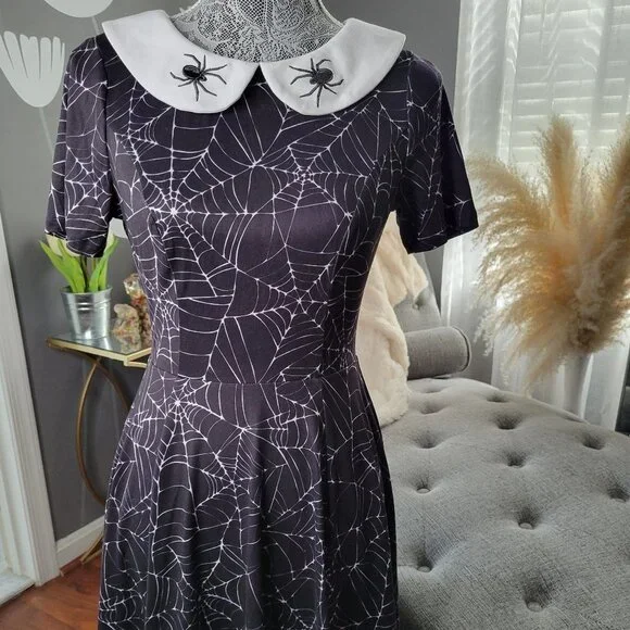 Unique Vintage | Dresses | Unique Vintage Embroidered Spiderweb Fit And Flare Dress Size S | Poshmark Unique Vintage | Dresses | Unique Vintage Embroidered Spiderweb Fit And Flare Dress Size S | Poshmark